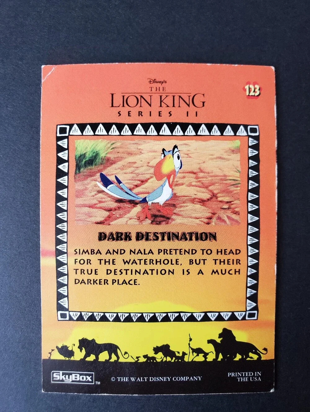 SkyBox/Disney | The Lion King: Series II | Dark Destination 123 | HP Card